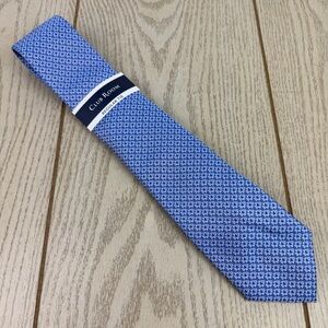 682 Club Room Men's Tie Davie Fish 425 Cadet (Blue) $55 Polyester